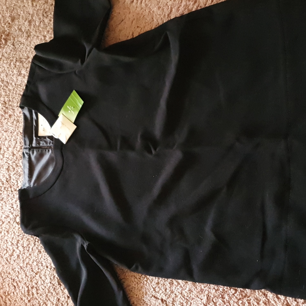 Kate Spade Black Scalloped Dress